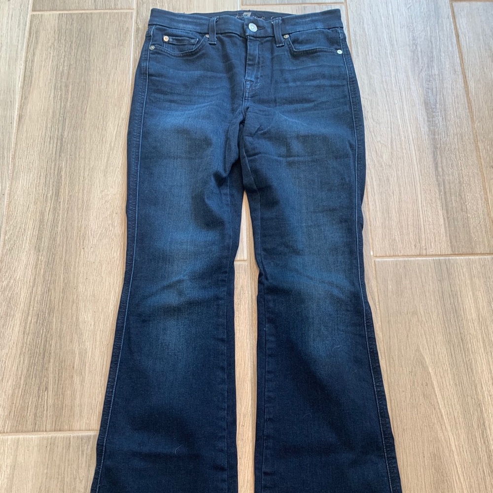 7 for all mankind “A” pocket flairs